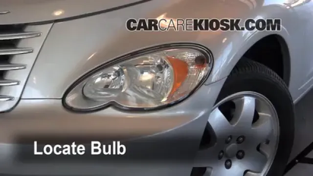 2007 Chrysler PT Cruiser Limited 2.4L 4 Cyl. Éclairage Feux de croisement (remplacer l'ampoule)